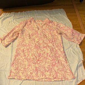 Hatley Resort swimsuit cover/dress size M Adorable beach theme print worn once